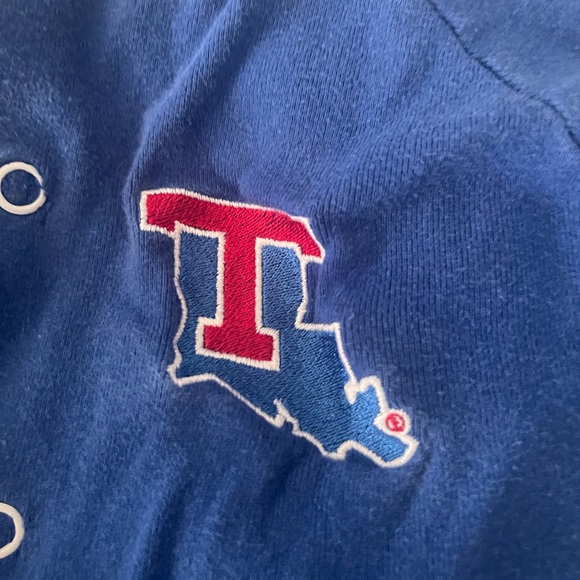 College Kids Louisiana Tech baby sleeper onesie 3-6 mths. 3itemsfor$20 - Picture 4 of 7